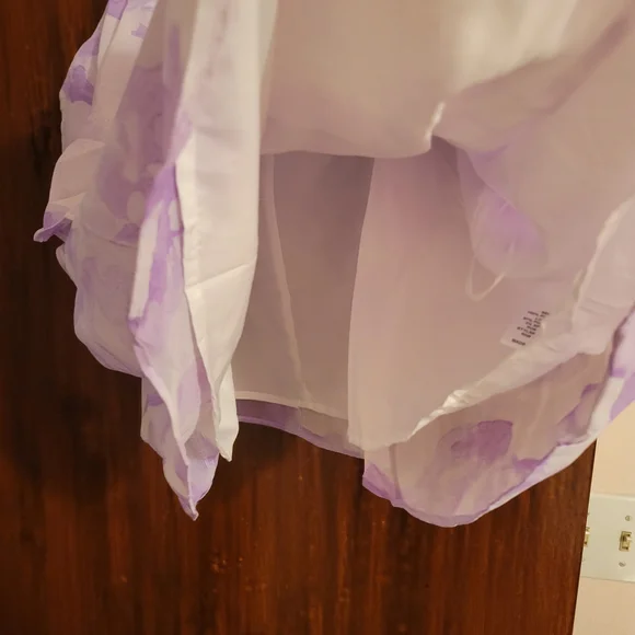 Gilli Lavender Floral Layered Blouse - Picture 5 of 6